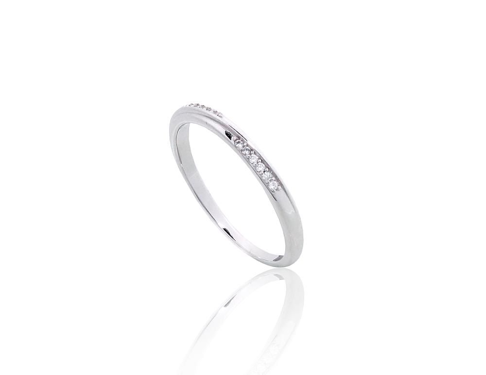 Silver Ring A2101850PRhGrCZ