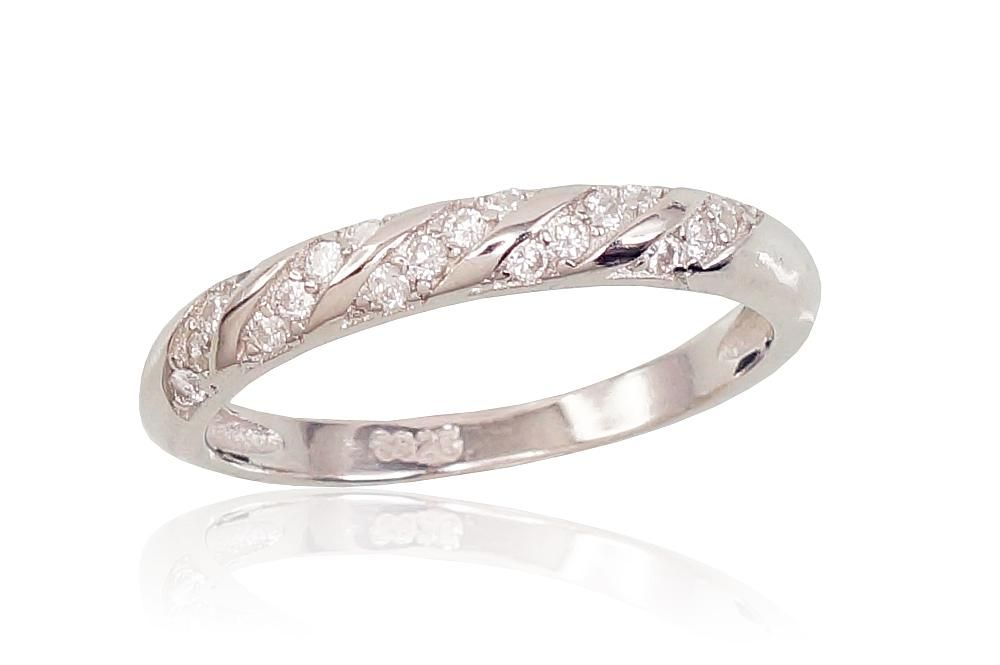 Silver Ring A2101545PRhGrCZ