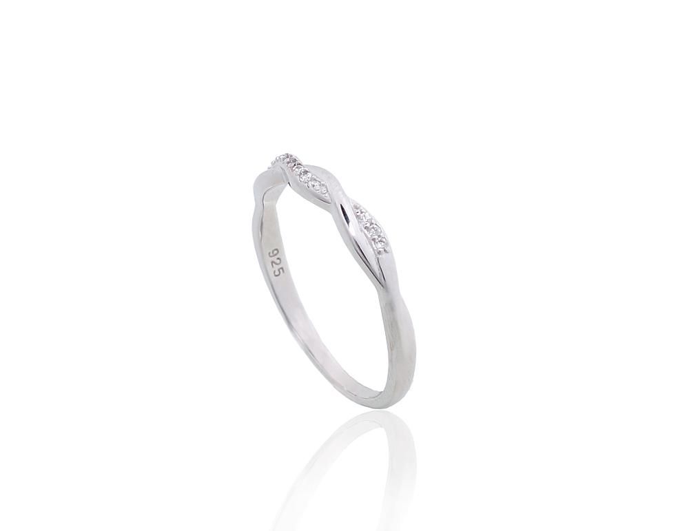 Silver Ring A2101847PRhGrCZ