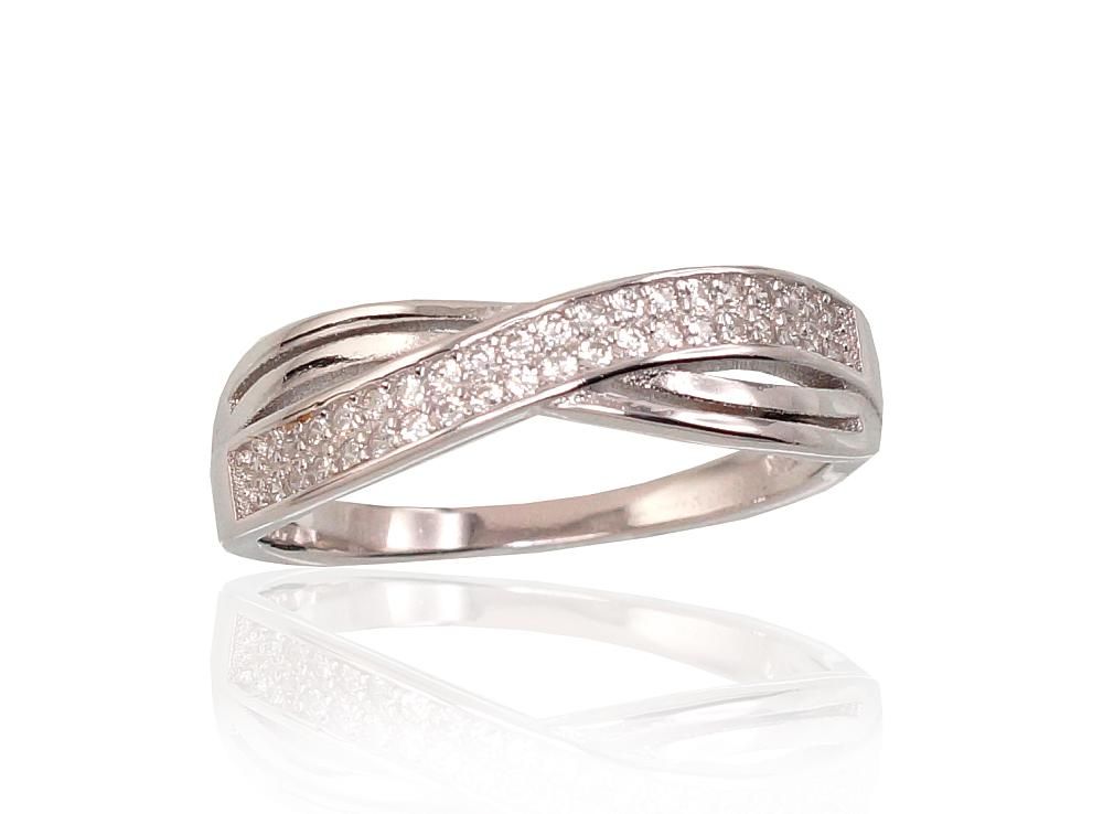 Silver Ring A2101475PRhGrCZ