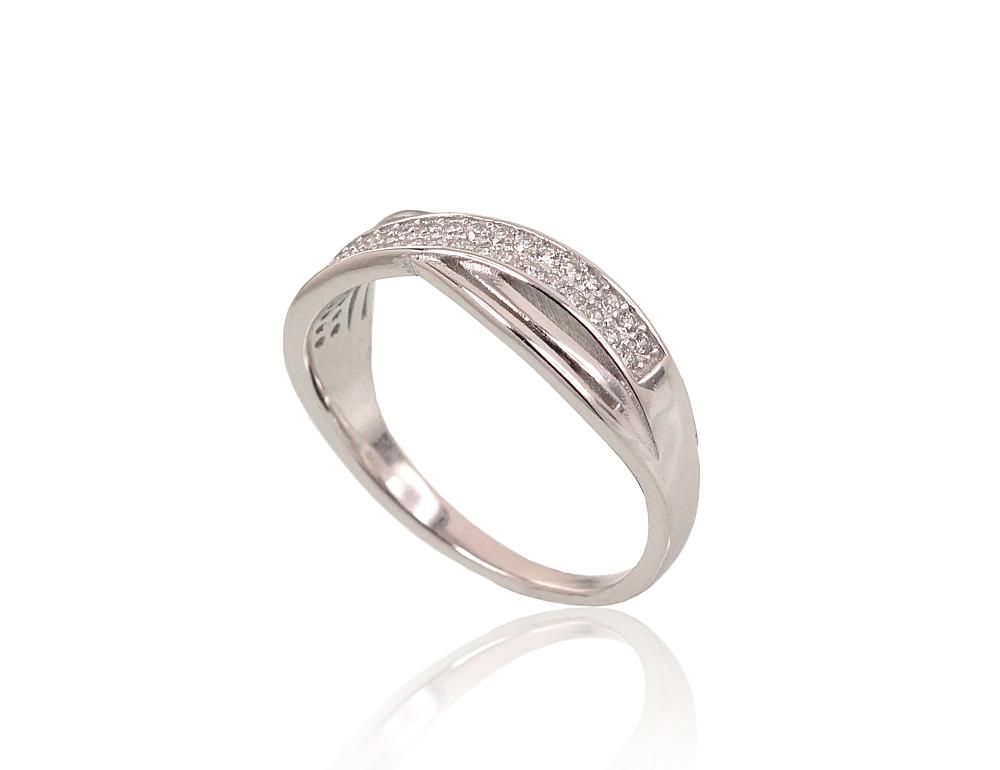 Silver Ring A2101475PRhGrCZ