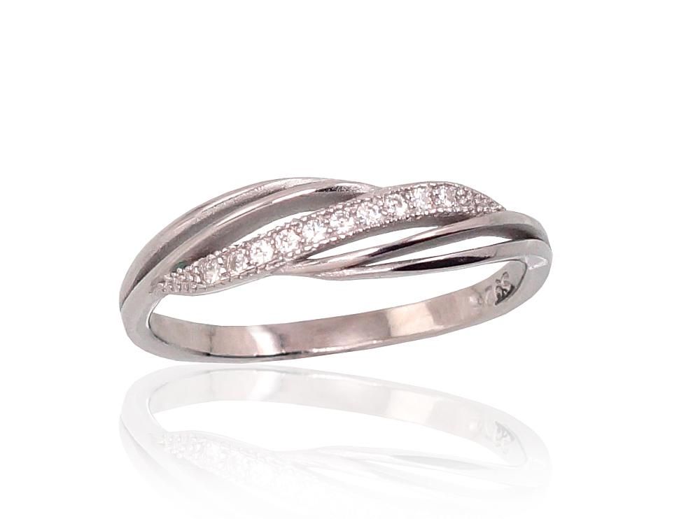 Silver Ring A2101476PRhGrCZ