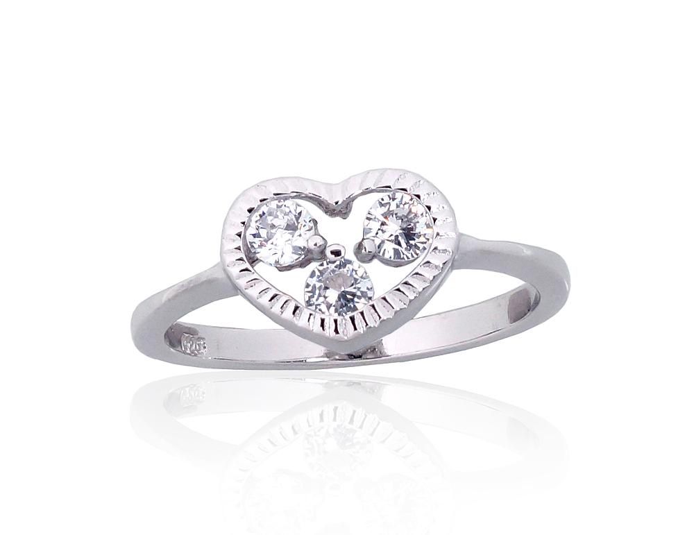 Silver Ring A2101856PRhGrCZ