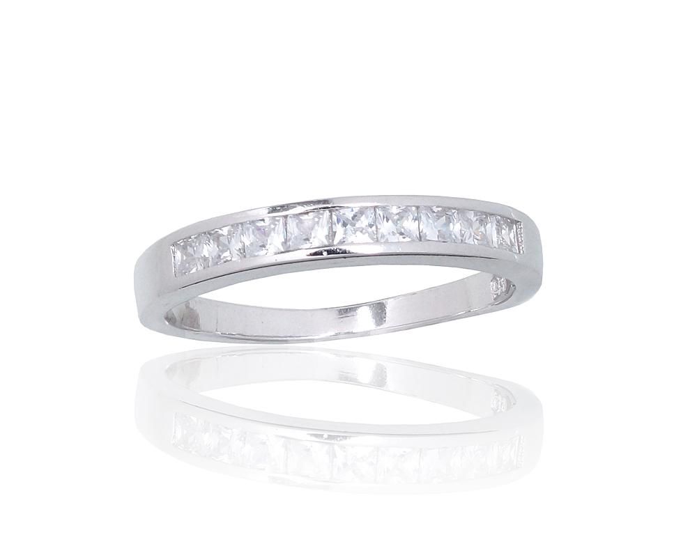 Silver Ring A2101844PRhGrCZ