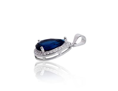 Silver Pendant A2301957PRhGrCZCZDB