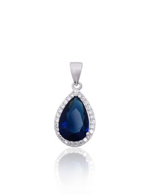 Silver Pendant A2301957PRhGrCZCZDB