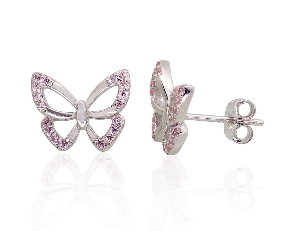 Silver Earrings A2203479PRhGrCZPI