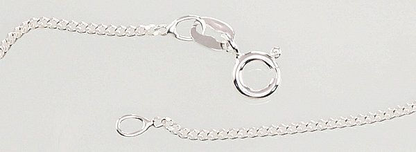 Silver Chain Curb, Thickness: 1.5mm A2400108