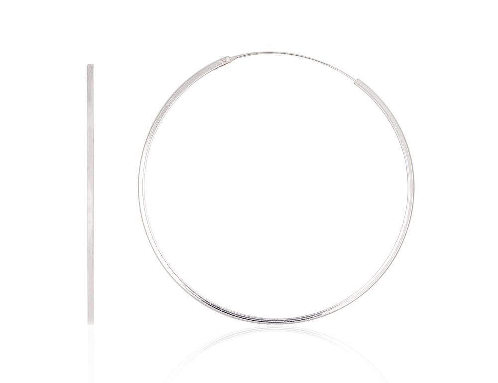 Silver Earrings Rinkutės - Round Earrings A2203954