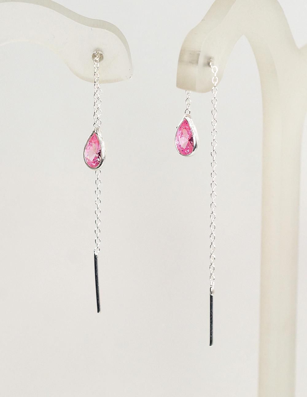 Silver earrings A2200266CZPI