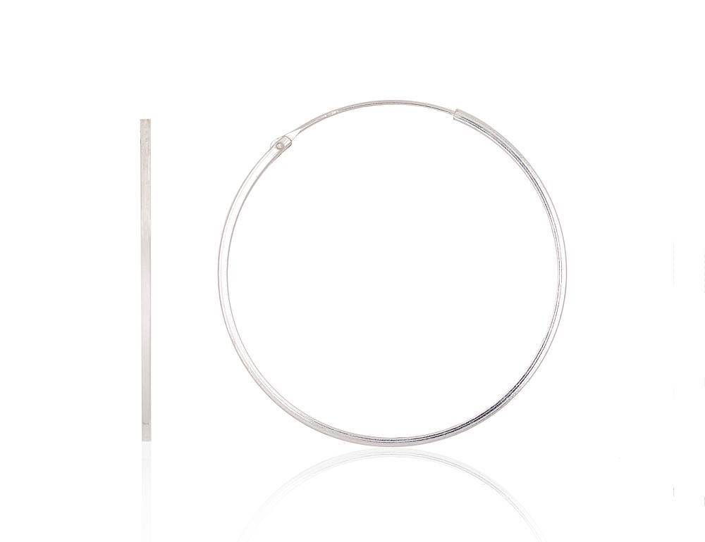 Silver Earrings Rinkutės - Round Earrings A2203952