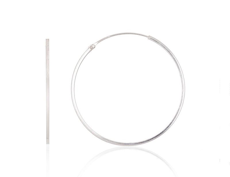 Silver Earrings Rinkutės - Round Earrings A2203952