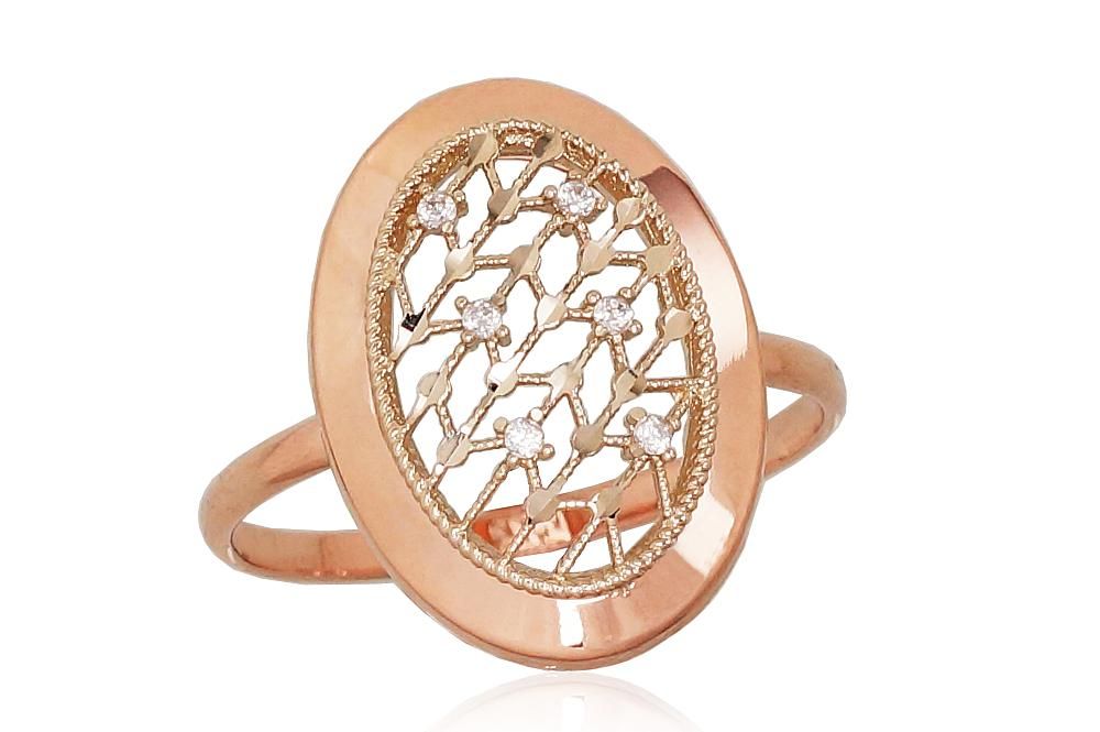 Gold Ring A1100803AuRAuWCZ