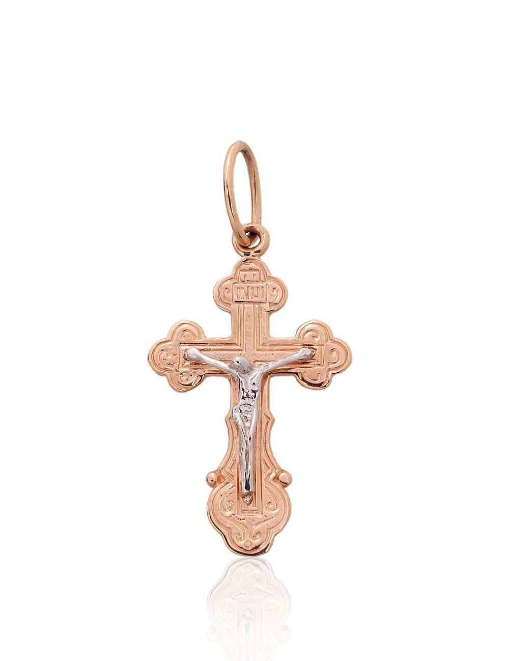 Pendant cross A1300896AuRPRhW
