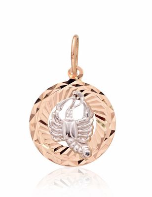 Pendant Zodiac Sign Cancer A1300826AuRAuW