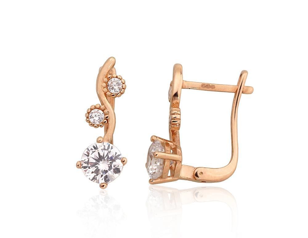 Earrings with Lever backs A1201458AuRCZ