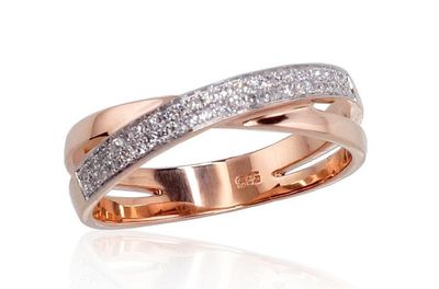 Diamond Gold Ring A1100411AuRPRhWDI