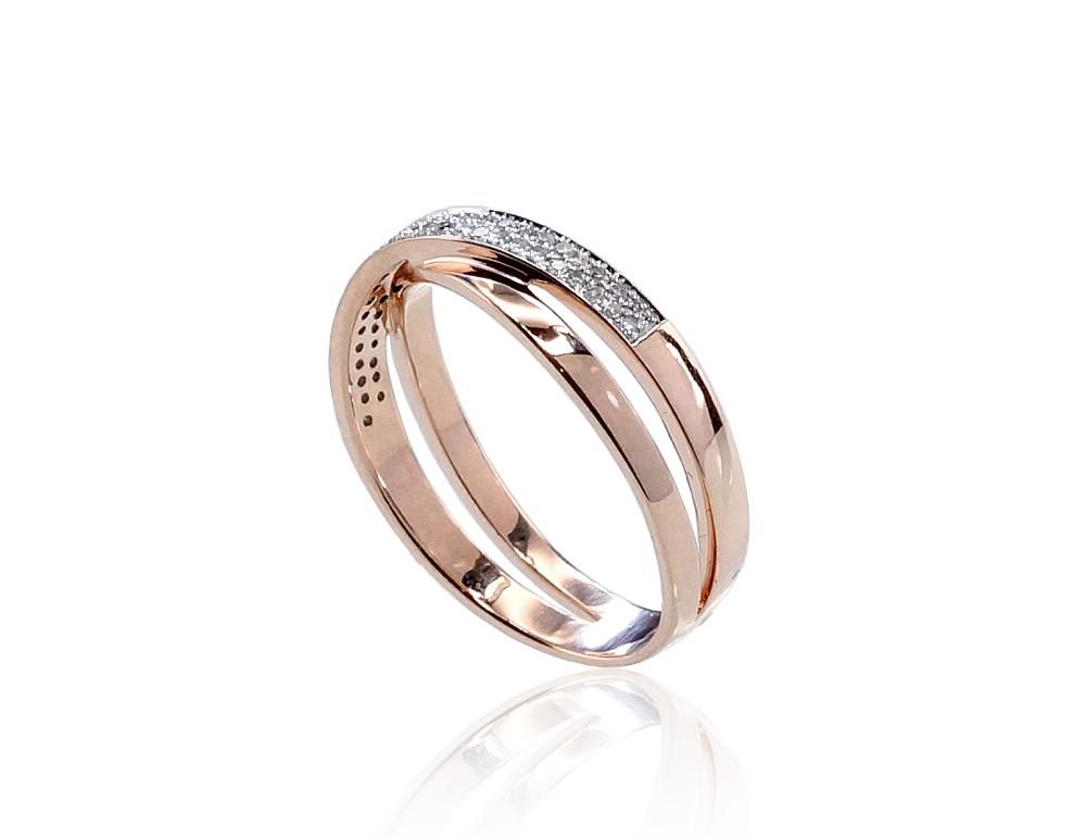 Diamond Gold Ring A1100411AuRPRhWDI