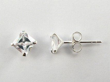 Silver earrings A2202628CZ