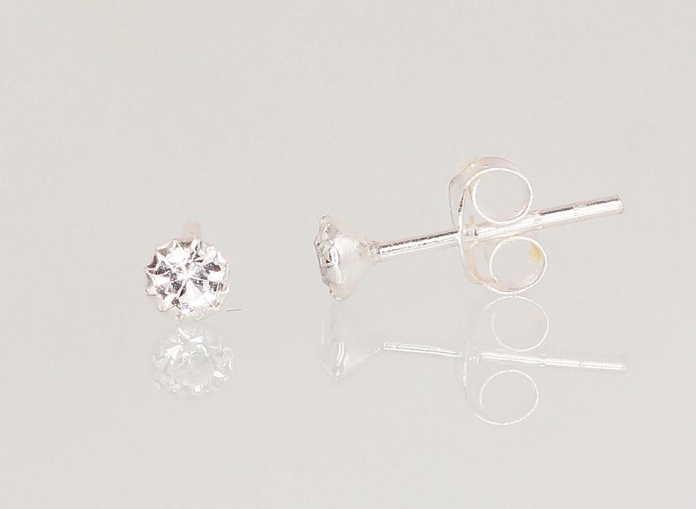 Silver earrings A2202663CZ