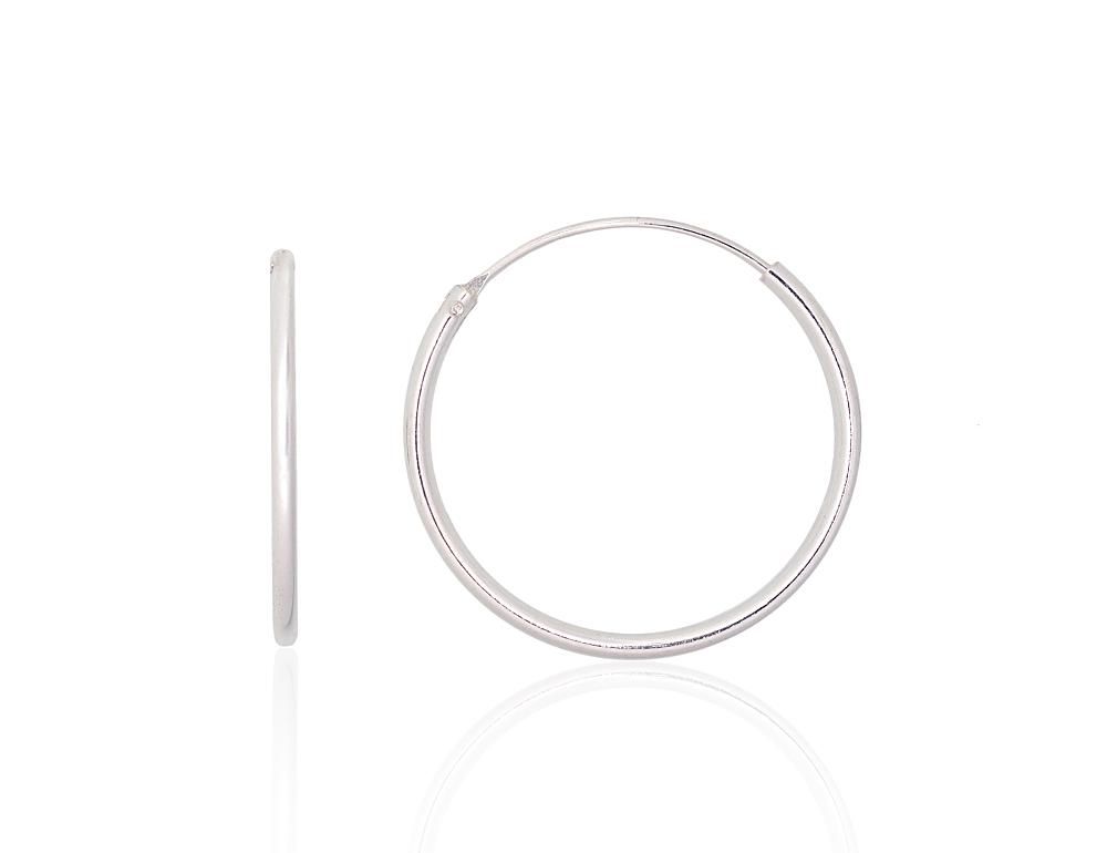 Silver Earrings Rinkutės - Round Earrings A2203880