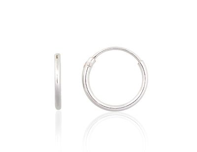 Silver Earrings Rinkutės - Round Earrings A2203858