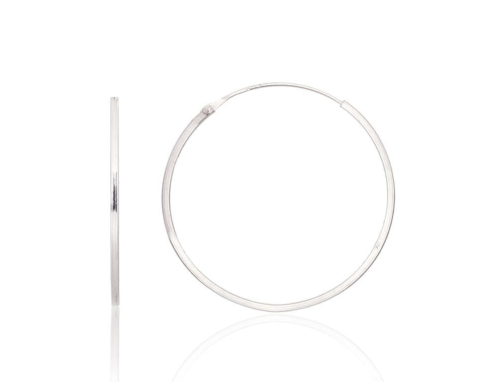 Silver Earrings Rinkutės - Round Earrings A2203951