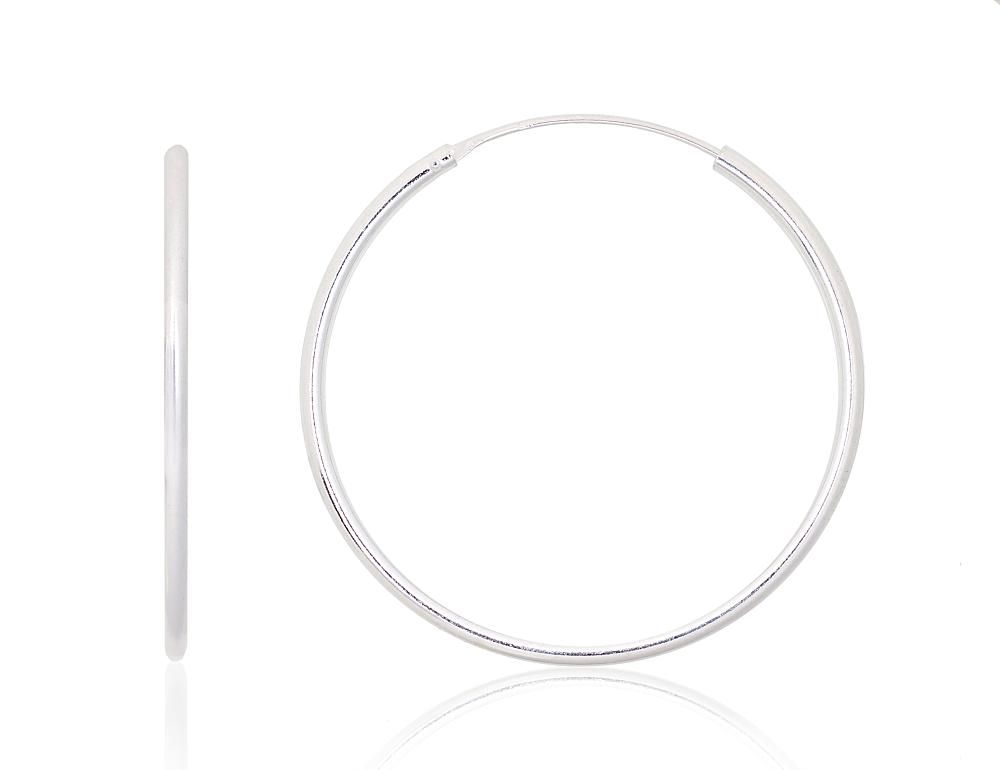 Silver Earrings Rinkutės - Round Earrings A2203920