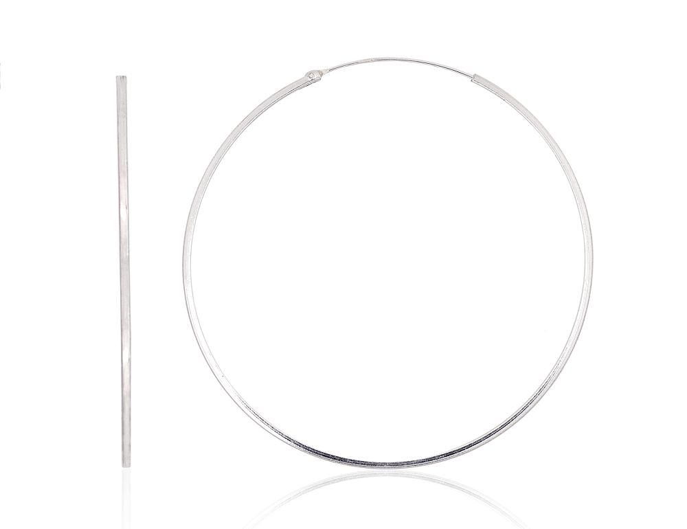 Silver Earrings Rinkutės - Round Earrings A2203955