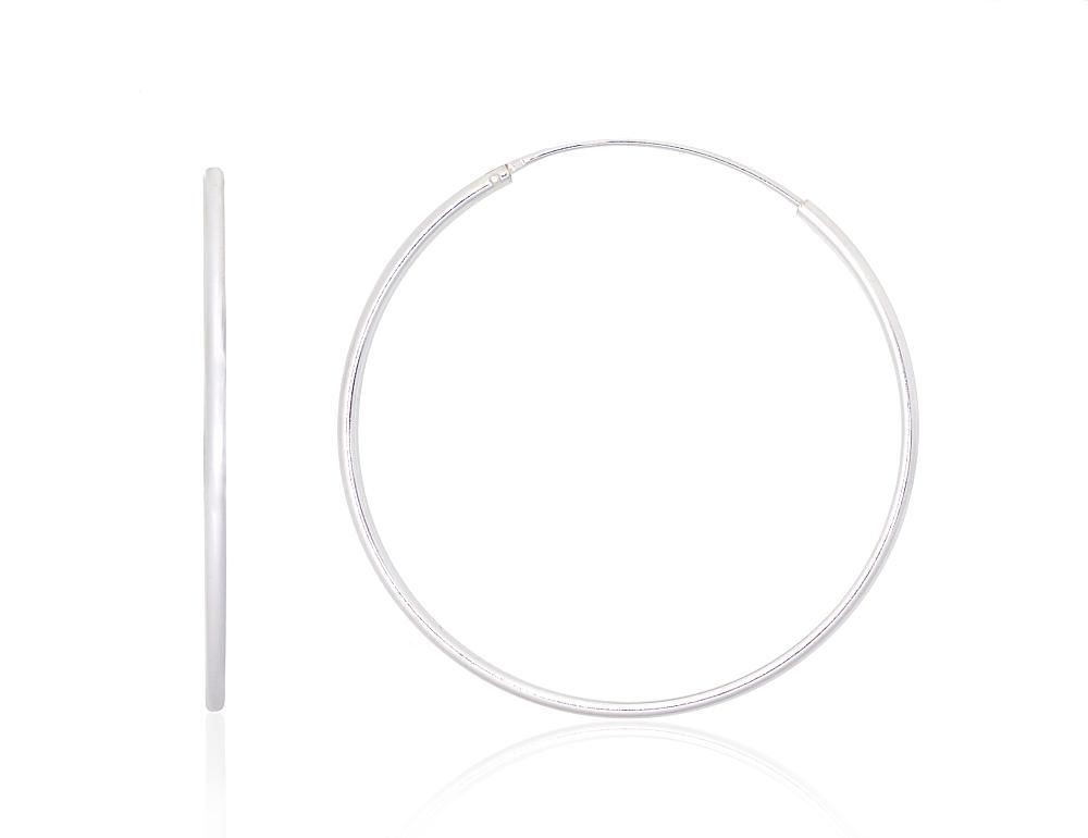 Silver Earrings Rinkutės - Round Earrings A2203885