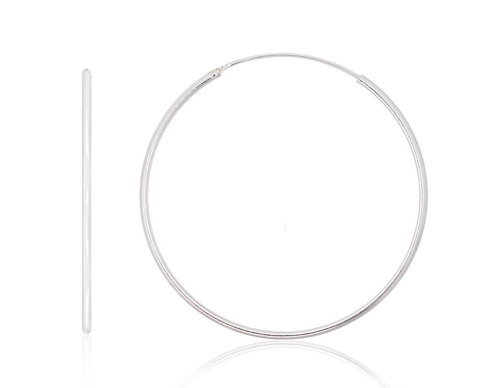 Silver Earrings Rinkutės - Round Earrings A2203886