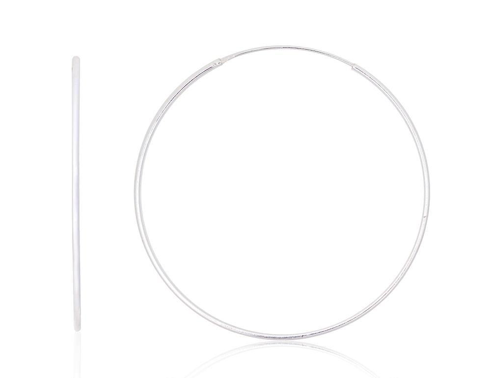 Silver Earrings Rinkutės - Round Earrings A2203887