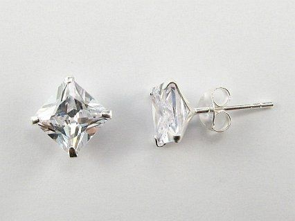 Silver earrings A2202630CZ