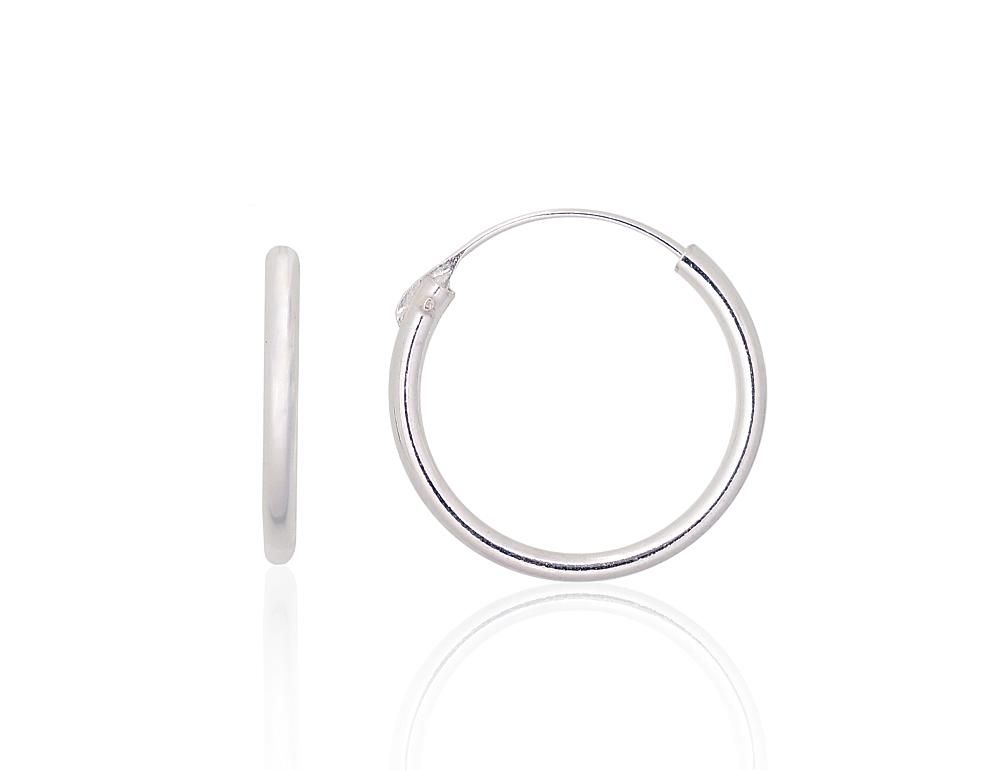 Silver Earrings Rinkutės - Round Earrings A2203895