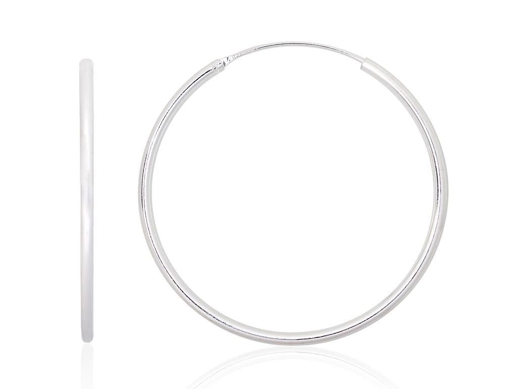 Silver Earrings Rinkutės - Round Earrings A2203921