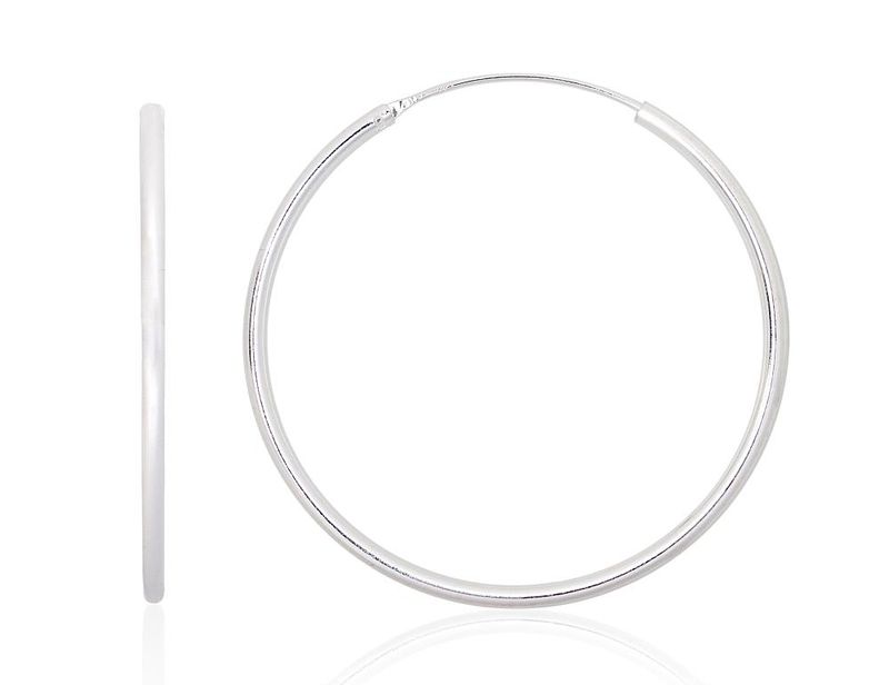 Silver Earrings Rinkutės - Round Earrings A2203921