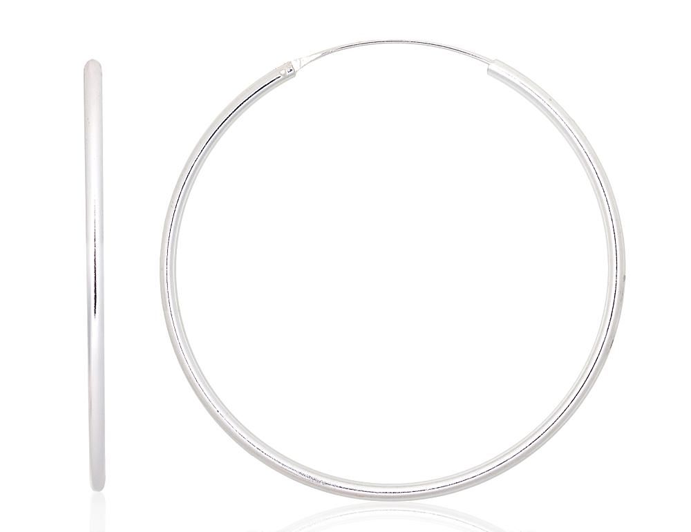 Silver Earrings Rinkutės - Round Earrings A2203923