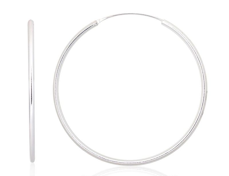 Silver Earrings Rinkutės - Round Earrings A2203923