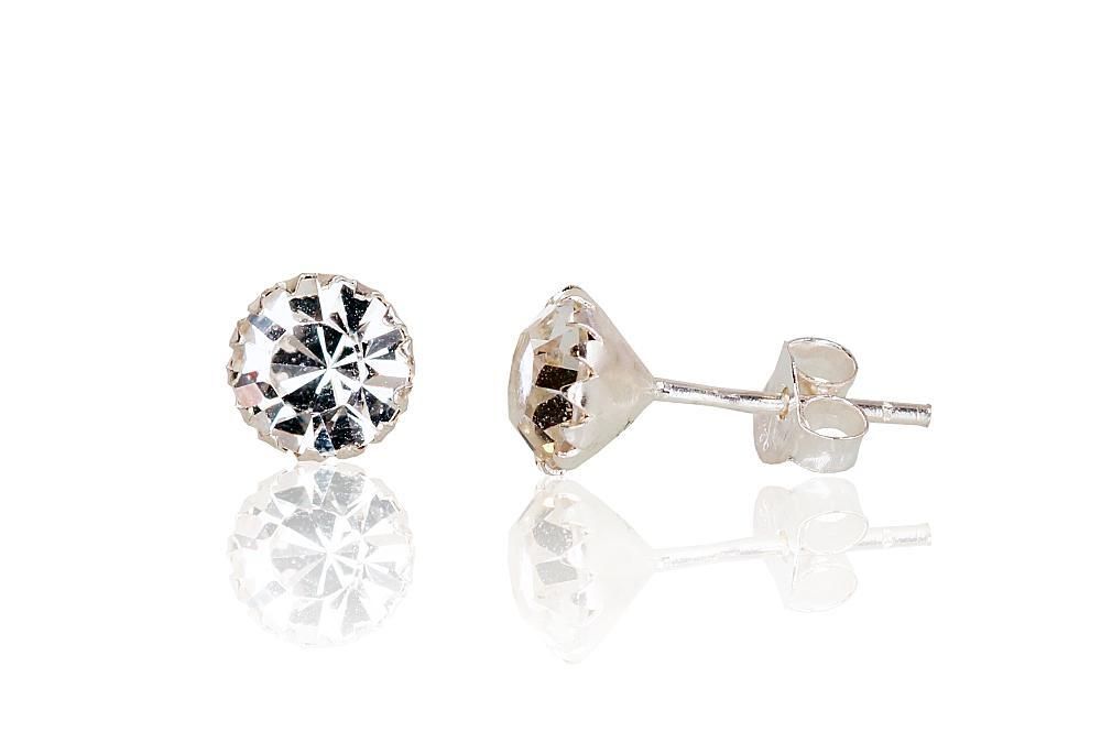 Silver earrings A2202666CZ