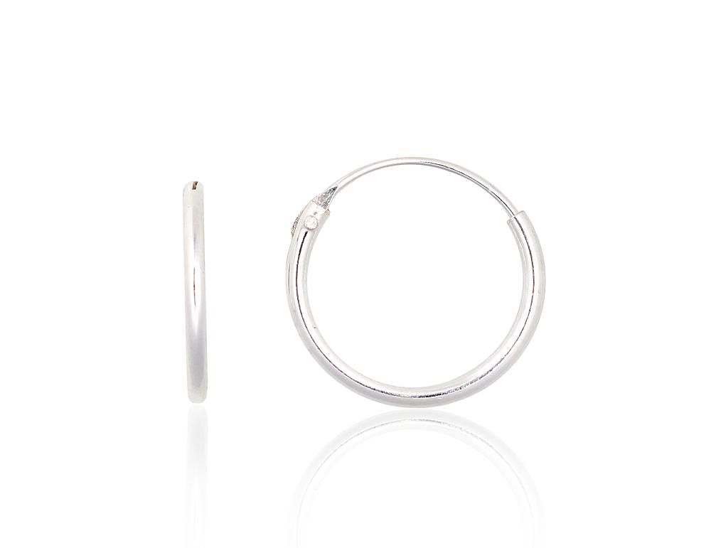 Silver Earrings Rinkutės - Round Earrings A2203859