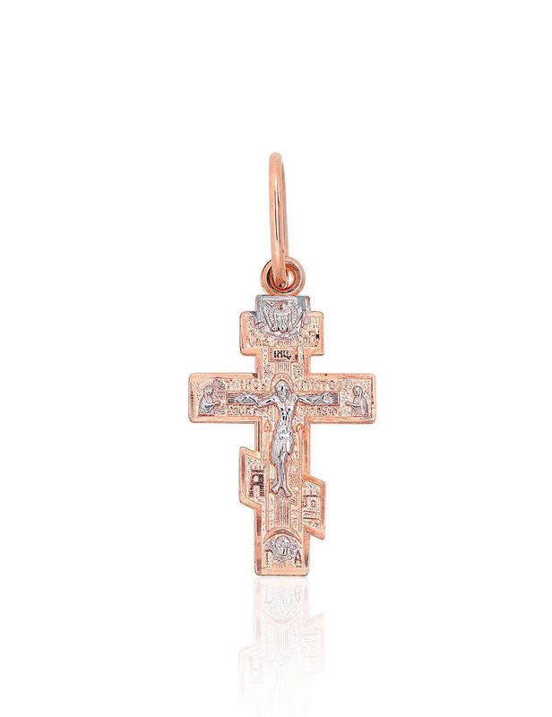 Pendant cross A1300222AuRPRhW