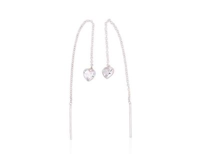 Silver earrings A2204015CZ