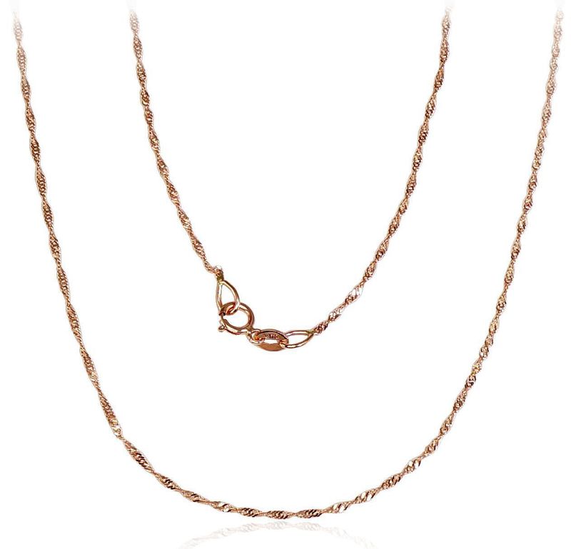 Gold Chain Singapore 1 mm A1400030AuR