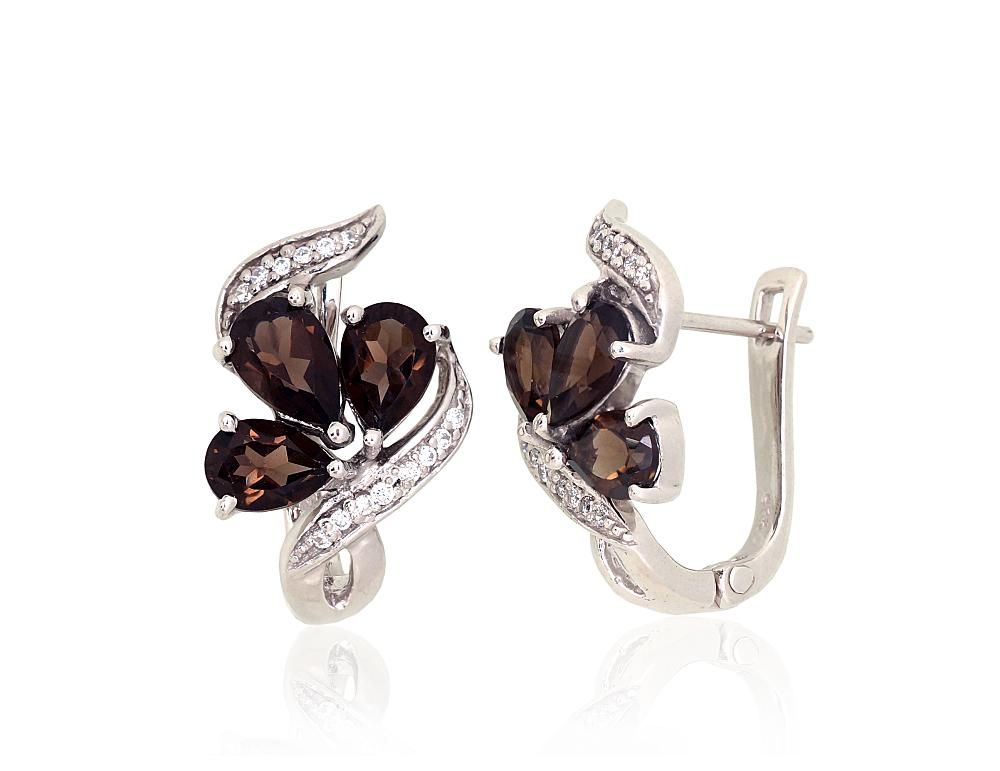Stylish Silver Earrings A2204053PRhGrCZKZSM