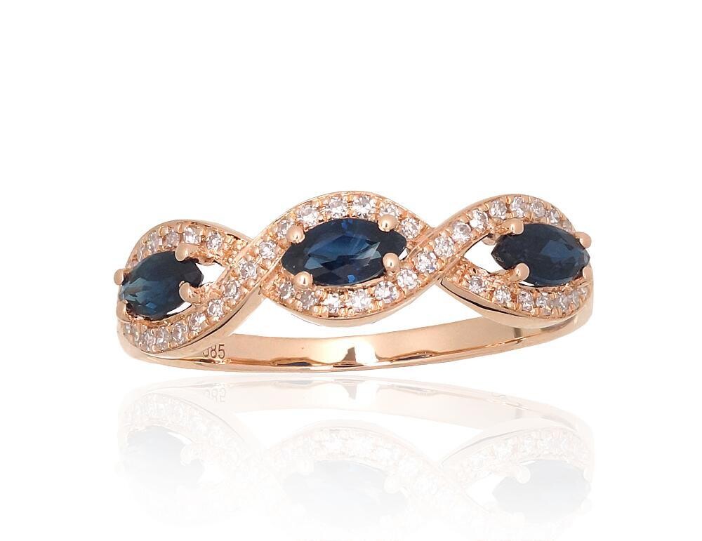 Sapphire and Diamond Gold Ring A1101174AuRDISA