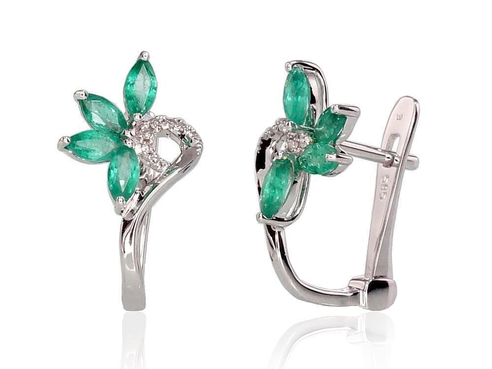 Gold earrings with Lever backs A1200717AuWDIEM