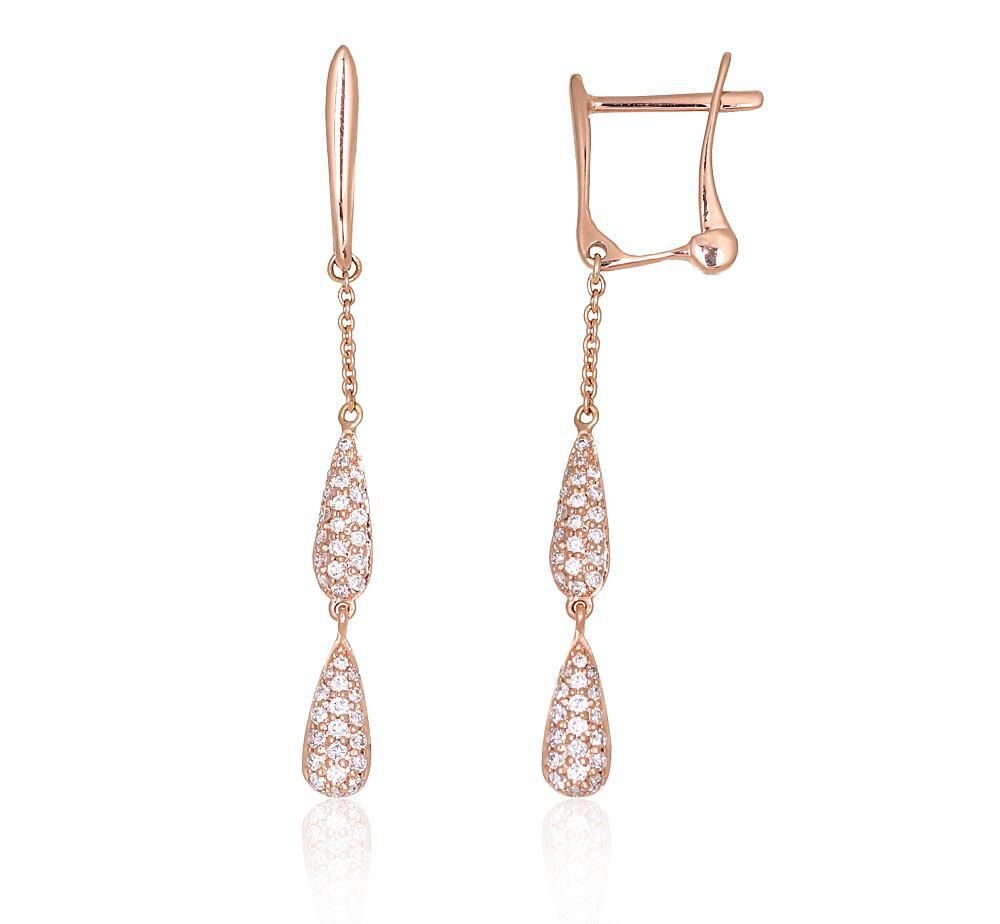 Gold earrings with Lever backs A1201669AuRDI