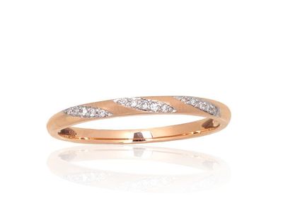 With Gemstone Gold Ring A1101173AuRPRhWDI