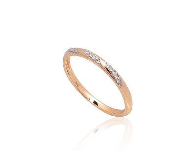 With Gemstone Gold Ring A1101173AuRPRhWDI