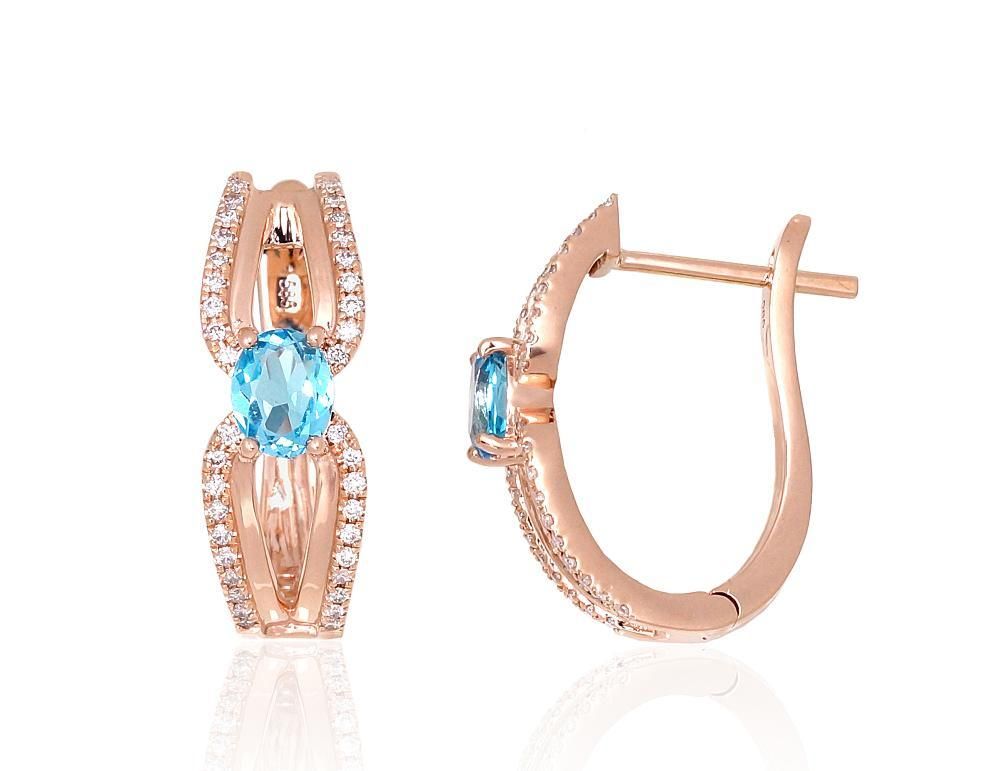 Gold earrings with Lever backs A1201670AuRDITZLB